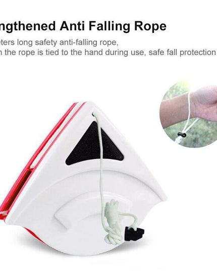 Magnetic Window Cleaning Tool with Safety Features: Achieve Crystal-Clear Double-Glazed Surfaces Effortlessly