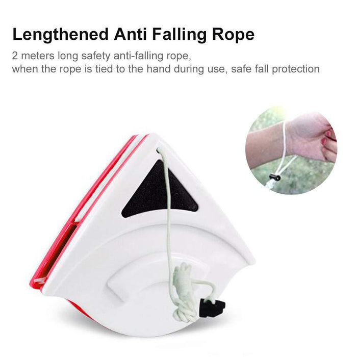 Magnetic Window Cleaner with Safety Rope: Advanced Cleaning Tool for Double-Glazed Windows