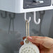 Detachable Wall-Mount Shower Caddy with No-Drill Installation