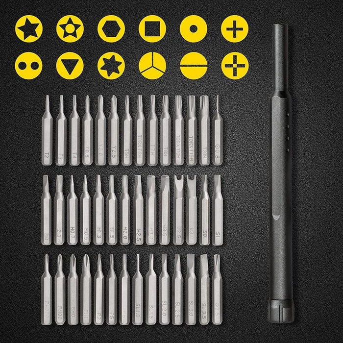45-Piece Magnetic Precision Screwdriver Toolkit - Essential Repair Companion