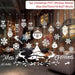 Festive Holiday Celebration Sticker Set: Christmas & New Year Wall and Window Decor