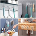 Heavy-Duty Clear Adhesive Hook Set - The Ultimate Home Organization Solution