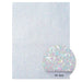 Radiant White Glitter Fabric Sheets with Chunky Embellishments