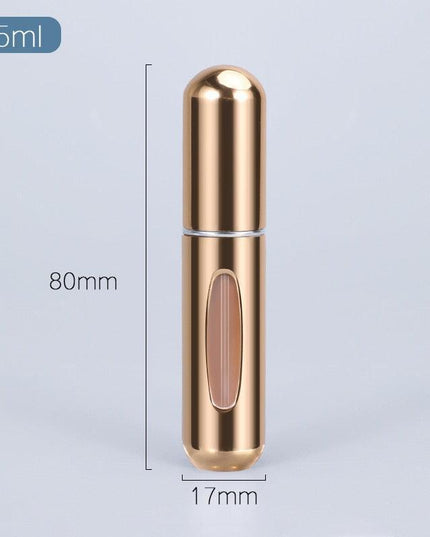 5ml Luxury Travel Perfume Atomizer: Stylish Aluminum Fragrance Sprayer for Sophisticated Journeys
