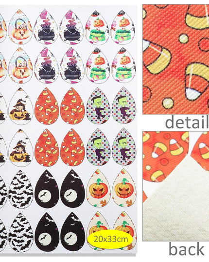 Spooky Season Cartoon Leather DIY Craft Kit: Creative Project Bundle