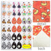 Cartoon Halloween Synthetic Leather Craft Bundle for Festive DIY Projects