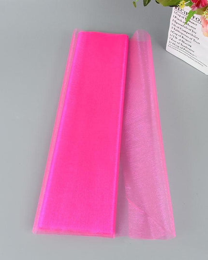 Glistening Elegance Crystal Organza Tulle Ribbon Roll