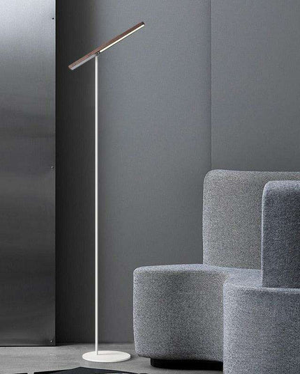 Stylish Rechargeable Wooden Floor Lamp with Modern LED Features - Brighten Your Environment Effortlessly