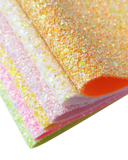 Glittering Chunky PU Leatherette: The Ultimate DIY Crafting Companion