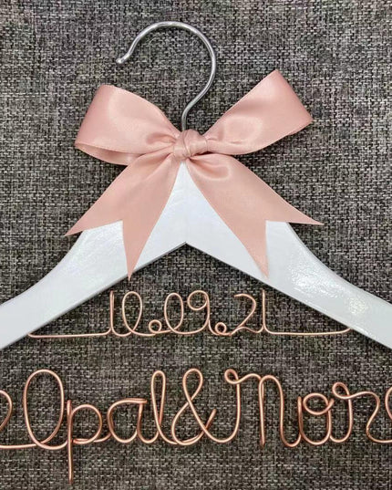 Custom Engraved Wooden Bridal Party Hanger - Memorable Keepsake for Bridesmaids