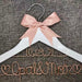 Elegant Personalized Wooden Wedding Hanger - Custom Bridesmaid Keepsake with Name & Date