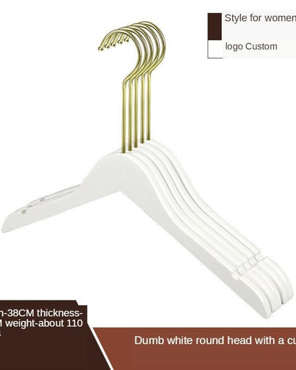 Personalized Non-Slip Wooden Hangers for Weddings: Customizable Elegance for Brides and Bridesmaids