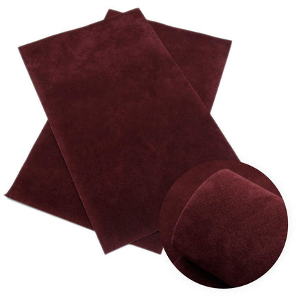 Elevate Your Crafting with Luxurious Reversible Velvet Faux Leather Material