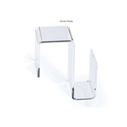 Transparent Cubicle Wall Shelf Organizer with Hooks