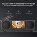 All-in-One Portable Bluetooth Multimedia Hub with Video, LED Screen, Microphone, FM Radio, and Clock