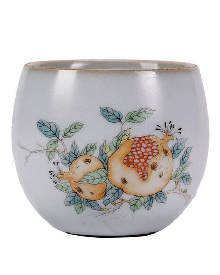 Handcrafted Ru Kiln Porcelain Tea Cup: A Sophisticated Touch to Your Tea Ritual