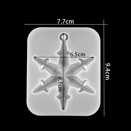 Charming Snowflake DIY Craft Set for Unique Christmas Jewelry and Ornaments