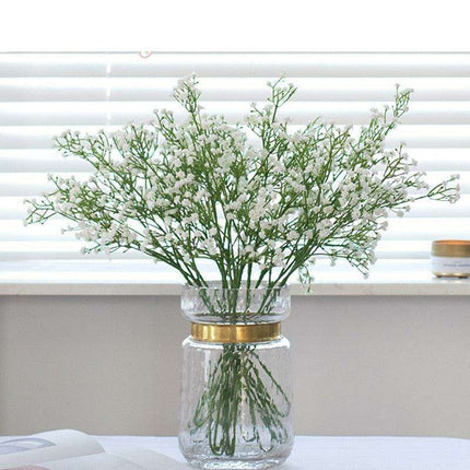 Lifelike Silk Baby's Breath Floral Stems for Exquisite Home Décor and Crafting