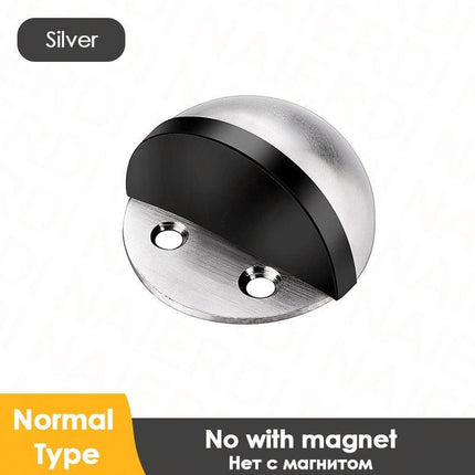 SilentShield Magnetic Door Stopper Set - Premium Stainless Steel for a Peaceful Home