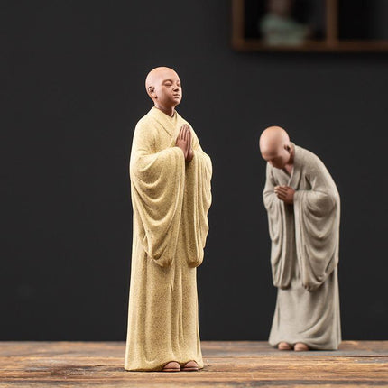 Copper Buddha Backflow Incense Fountain - Tranquil Smoke Cascade for Mindful Relaxation