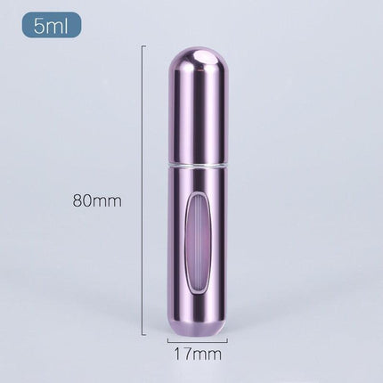5ml Luxury Travel Perfume Atomizer: Stylish Aluminum Fragrance Sprayer for Sophisticated Journeys
