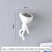 Stylish Nordic White Resin Mini Hanging Planters for Modern Home Decor