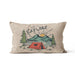 Nature Lover's Personalized Camping Scene Decorative Pillowcase