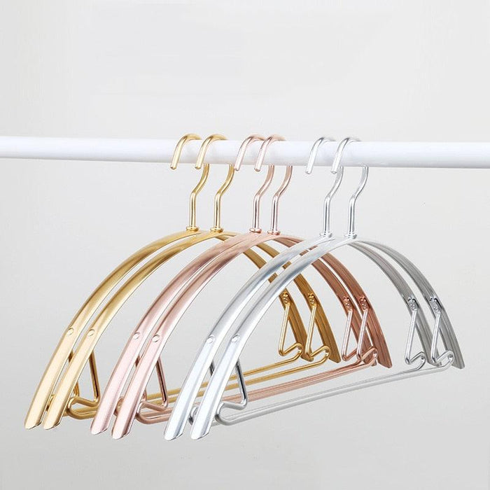 5-Piece Anti-Slip Aluminum Alloy Clothes Hanger Set
