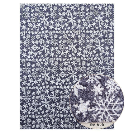 Sparkling Winter Wonderland Leather Crafting Sheets - Essential for DIY Projects