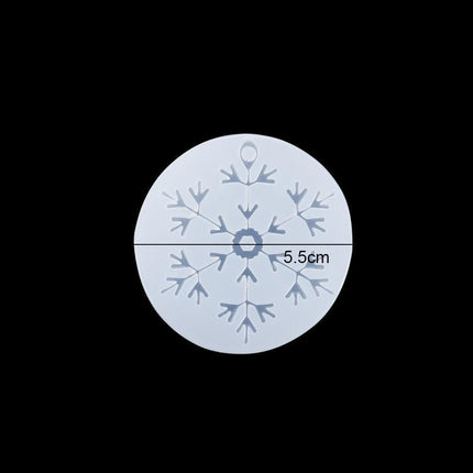 Charming Snowflake DIY Craft Set for Unique Christmas Jewelry and Ornaments