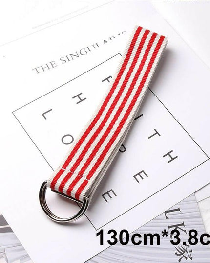 Trendy Unisex Harajuku Letter Printed Canvas Belt - Essential Accessory for Style Aficionados