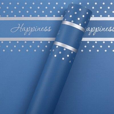 Exquisite English Letters Flower Wrapping Paper Set - Pack of 20 Sheets