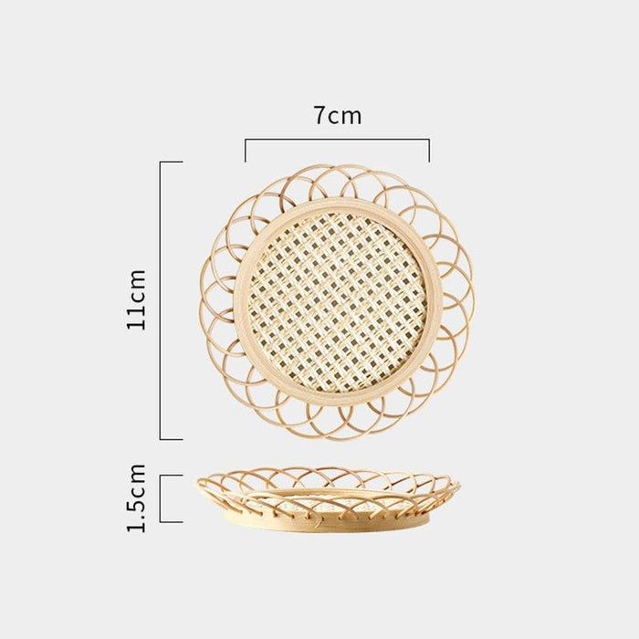 Artisan Bamboo Tea Cup Collection - Exquisite Handcrafted Set for Tea Enthusiasts