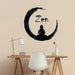 Create a Tranquil Haven: Zen Circle Wall Decals for Blissful Fitness Spaces