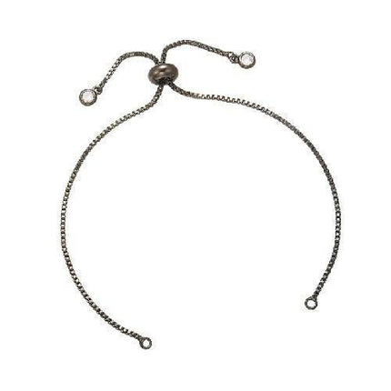 Sophisticated Customizable Brass and Rhinestone Chain for Stunning DIY Bracelet Designs