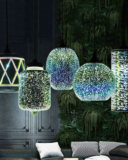 Starry Night Celestial Glass Pendant Lights for Enchanting Ambiance