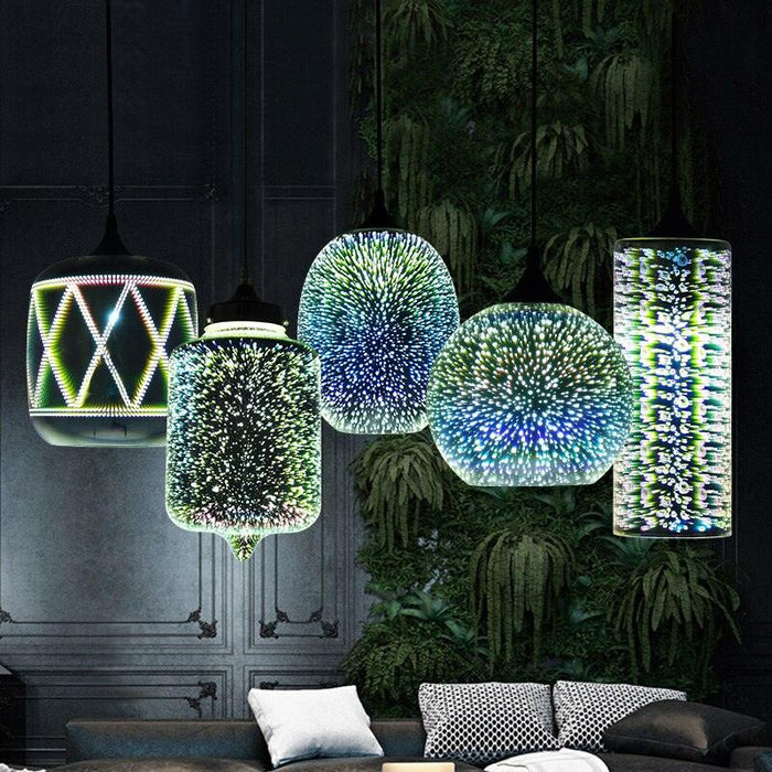 Starry Night Celestial Glass Pendant Lights for Enchanting Ambiance