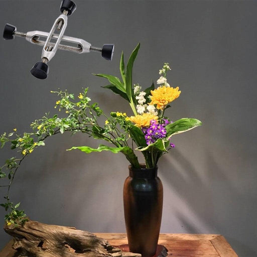 Mechanics-Inspired Adjustable Ikebana Flower Arrangement Tool