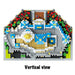 Magical 3D Princess Castle Construction Set with Miniature Figures and Playful Accessories - Enchanting Creative Adventure for Kids