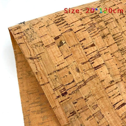 Printed Cork Leather Crafting Fabric - 20cm x 120cm for DIY Projects