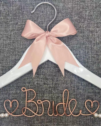 Custom Engraved Wooden Bridesmaid Hanger for Cherished Wedding Keepsakes