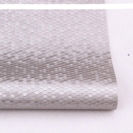 Honeycomb Embossed Faux Leather - Unleash Your Creative Potential with Luxurious Texture