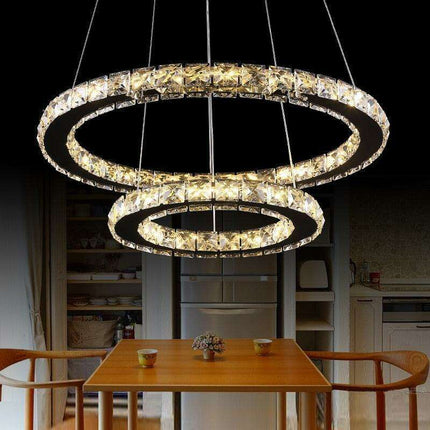 Crystal Elegance: Illuminate Your Living Spaces with Opulent LED Chandelier