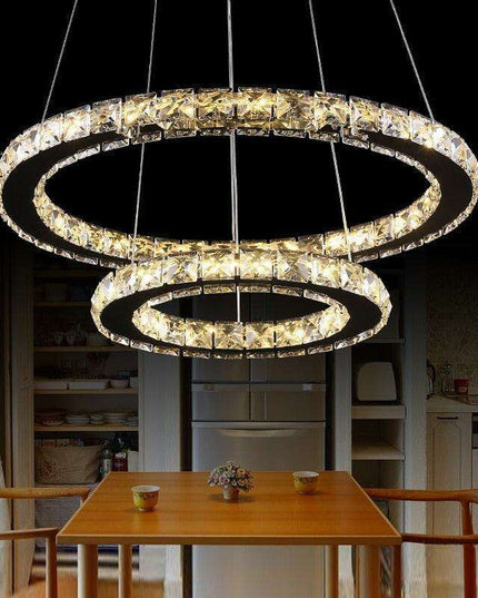 Crystal Elegance: Illuminate Your Living Spaces with Opulent LED Chandelier