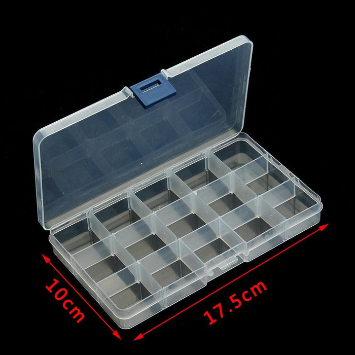 Craft Supply Organizer with Adjustable Compartments for Jewelry, Tools, and Crafting Materials