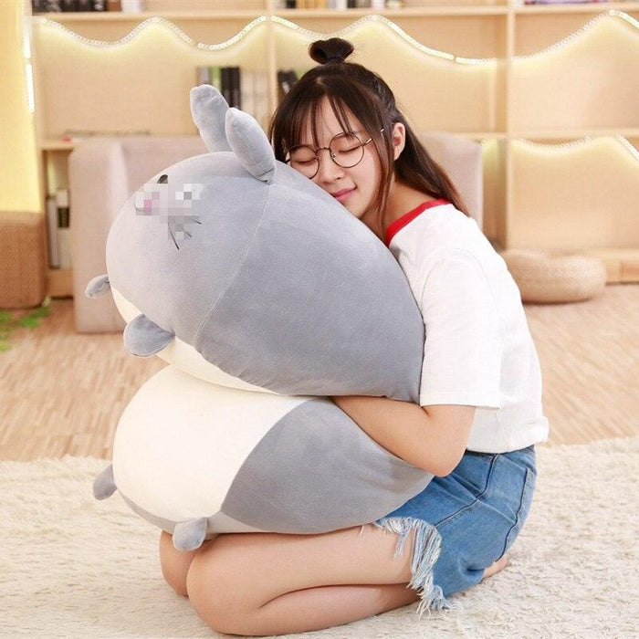Cozy Plush Animal Character Pillow - Ideal Relaxation Present for Everyone