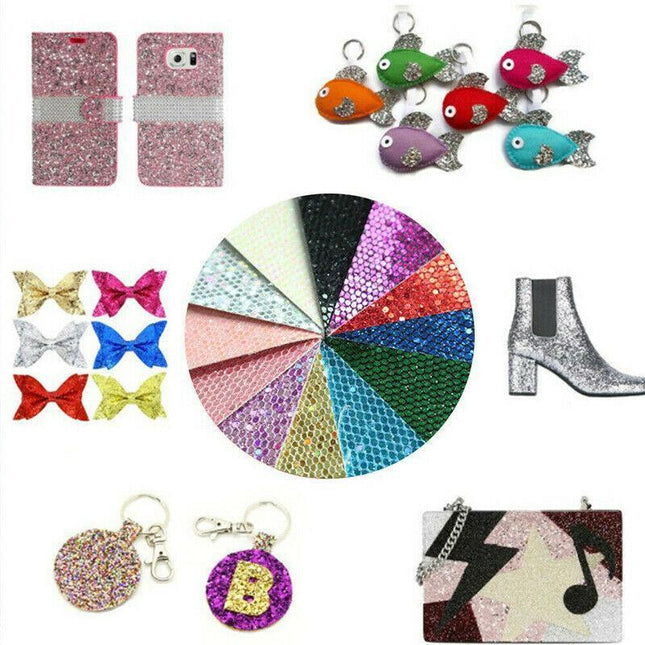 Sparkling Glamour Fabric Craft Kit: 7-Piece Shimmering Arts Set for Creative Expression