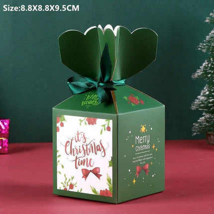 Christmas Cheer: Santa's Whimsical Candy Cottage Décor and Gift Box Set