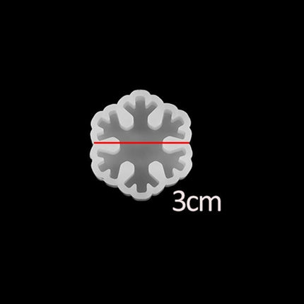 Charming Snowflake DIY Craft Set for Unique Christmas Jewelry and Ornaments