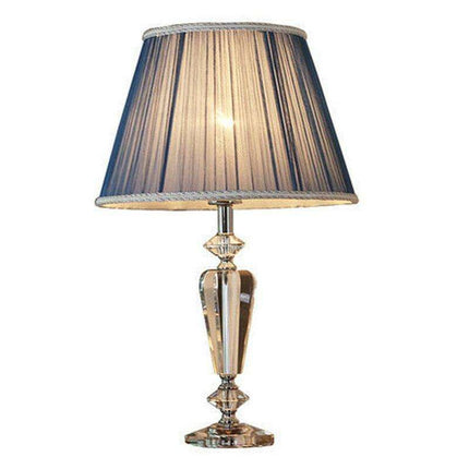 Elegant Botanical Crystal Accent Lamp - Stylish Illumination for Every Space